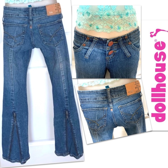 Vintage Dollhouse Low Rise Zipper Denim 